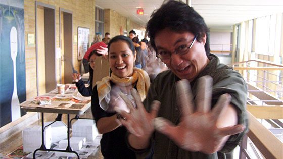 get your hands dirty!